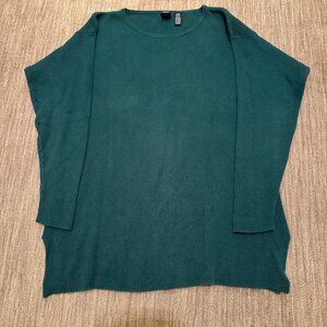GAP Size Small 100% cotton kelly green tunic-style sweater